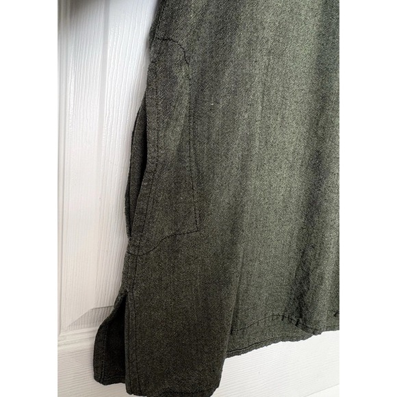 2-Shop O Holic Fashion Cotton Pullover Tunic Shirts XXL Long Sleeve Olive/Teal - Picture 11 of 15